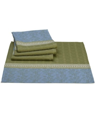 Serviette en lin palmier 58 x 58