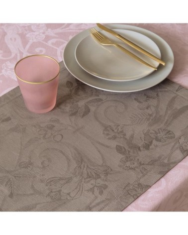 Set de table en lin poivre gris 50 x 38