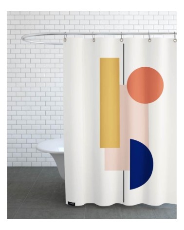 Rideau de douche en polyester en multicolore 150x200