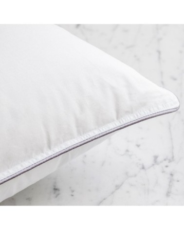 Oreiller hôtel luxe en Synthétique Blanc 65x65 cm