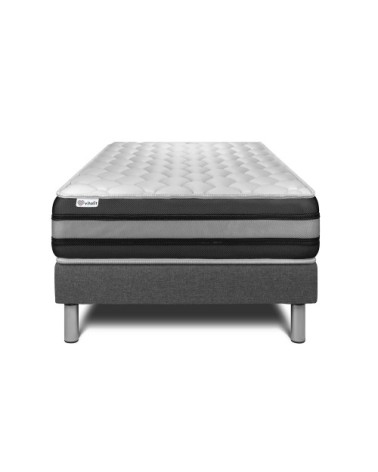 Ensemble matelas 90x190 Ressorts Mémoire de forme - 26 cm