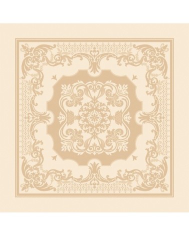 Serviette  coton & autres fibres beige 54X54