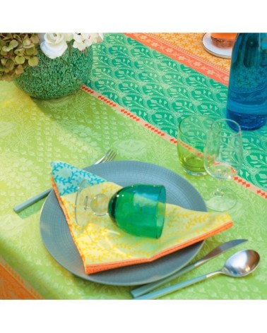 Serviette  pur coton multicolore 48X48