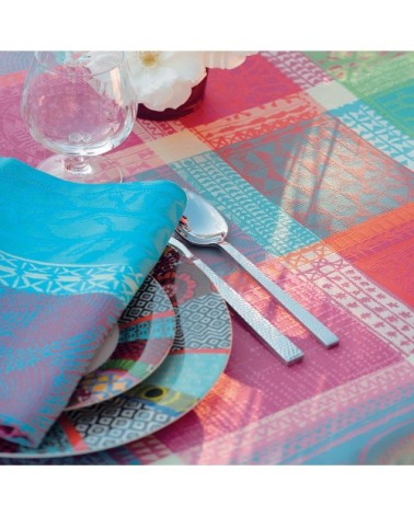 Serviette  pur coton multicolore 55x55