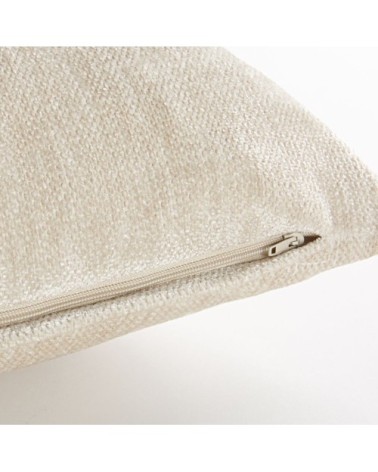 Coussin en velours effet vieilli beige 45x45, OEKO-TEX®