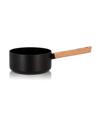 Casserole induction en aluminium et bois 18 cm