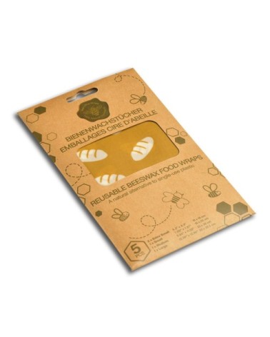 Set de feuilles emballage alimentaire - Lot de 5