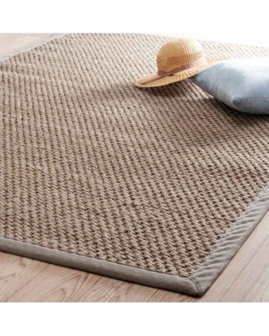 Tapis tressé en sisal beige 160x230 BASTIDE