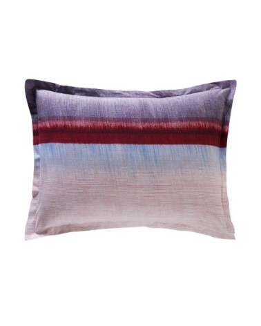 Taie d'oreiller rectangulaire en coton multicolore