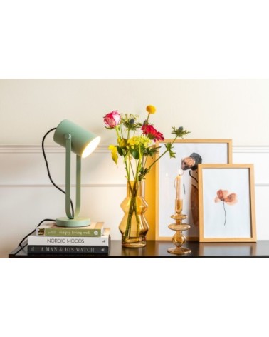 Lampe de table gris rose H41,5cm