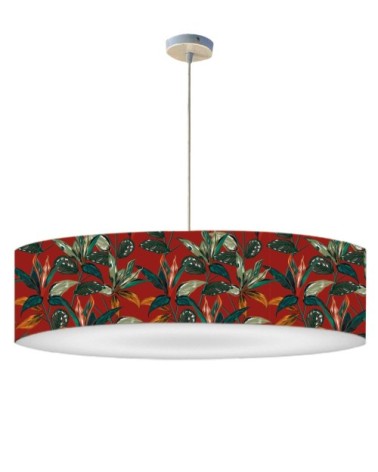 Suspension forêt rouge acidulée Ø 60 x H 25
