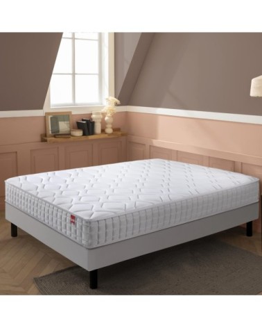 Ensemble matelas + sommier + pieds 160x200 cm
