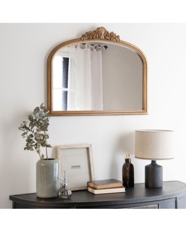 Miroir à moulures dorées 71x57