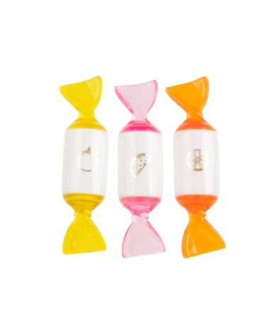 Surligneurs bonbons multicolores (x3)