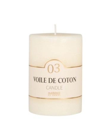 Bougie parfumée blanche H10, 330g