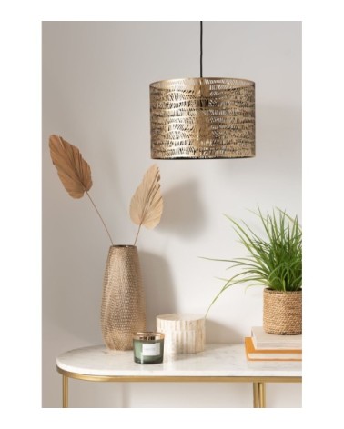 Plante artificielle et pot en fibre végétale beige