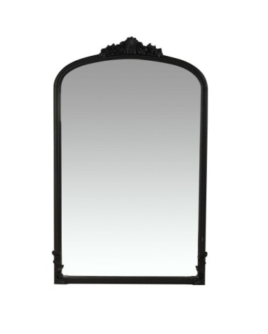Miroir à moulures noires 67x110