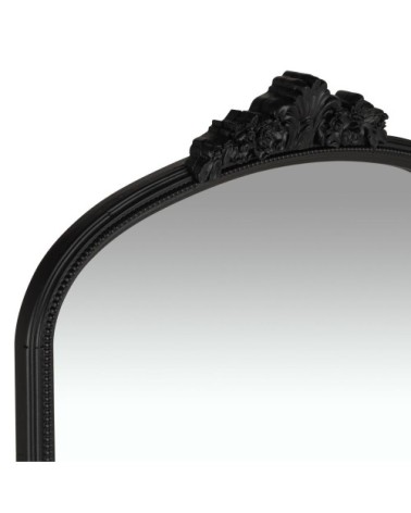 Miroir à moulures noires 67x110