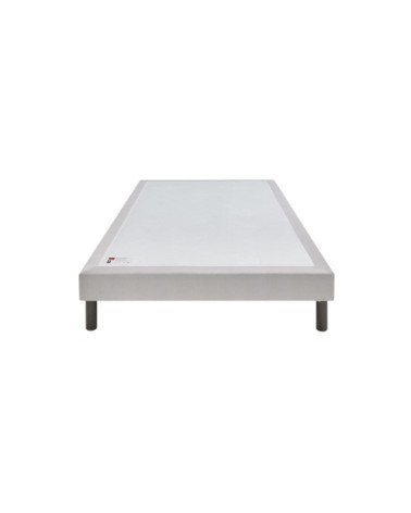 Sommier confort ferme gris souris 15 cm 80x200