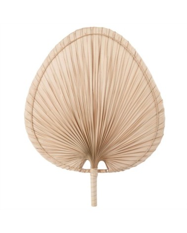 Déco murale feuille de palmier en fibre végétale 41x43