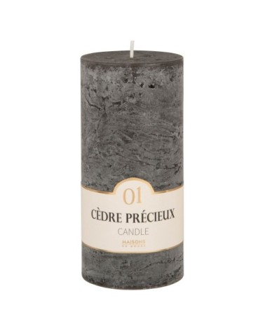 Bougie parfumée gris foncé H15 490 g