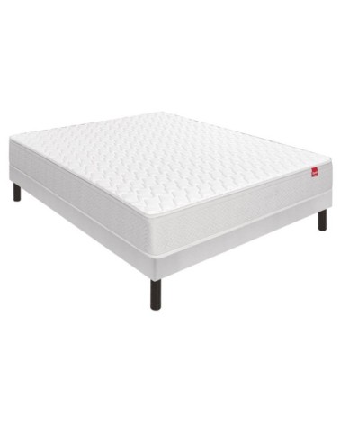 Ensemble epeda dépaysant + sommier escale confort ferme+ pieds 70x190
