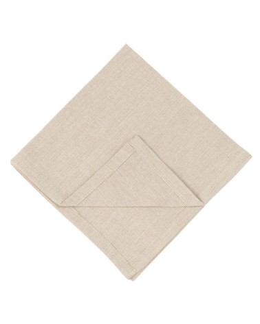 Serviettes en coton beige (x4)