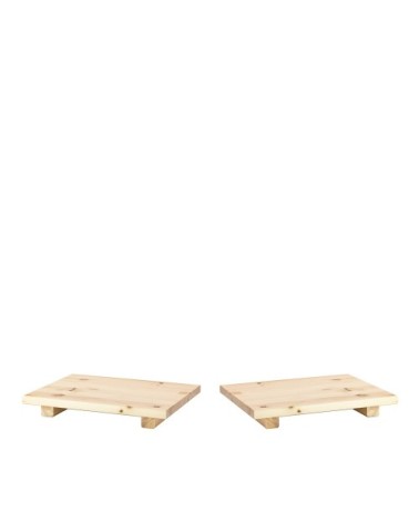 2 tables de chevet en bois