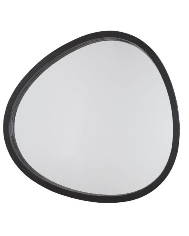 Miroir organique noir 110x106