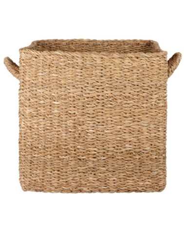 Panier de rangement en fibre végétale