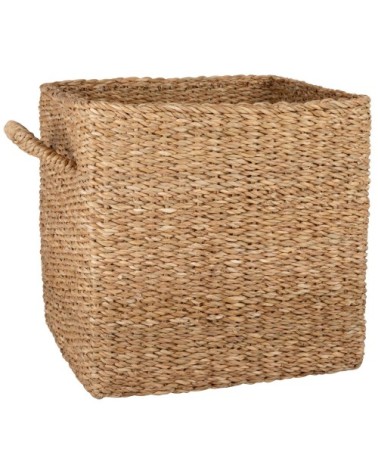 Panier de rangement en fibre végétale