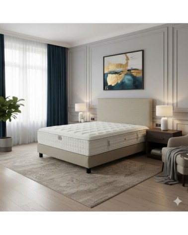 Matelas essenzia heritage 1200 ressorts moelleux 180x190 ressorts