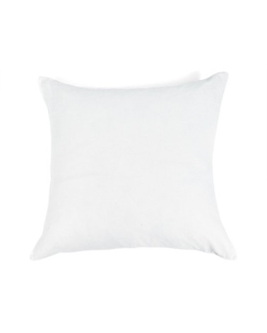 Taie d'oreiller en lin pur lavé Ivoire 65x65