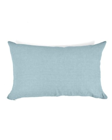 Taie d'oreiller en lin pur lavé Vert D'eau 50x70