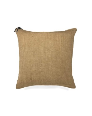 L'ESSENTIEL - Coussin Lin pur lavé Ocre 45x45