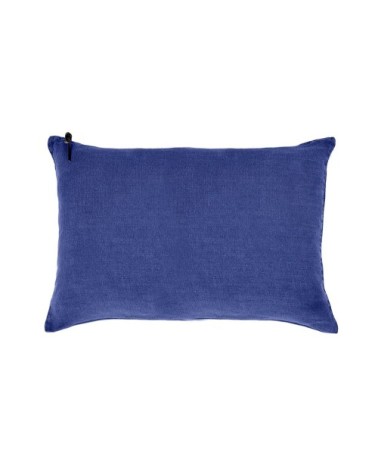 L'ESSENTIEL - Coussin Lin pur lavé Bleu 50x70