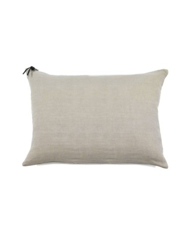 Coussin Lin pur lavé Beige 50x70