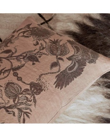 Coussin en lin pur lavé  Harris Sable 50x70