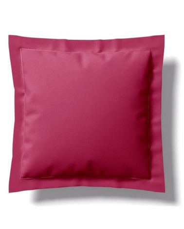 Taie d'oreiller coton 65x65 cm framboise