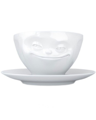 Tasse et sous tasse humeur en porcelaine 200ml