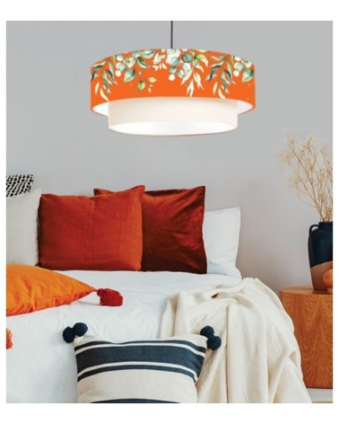 Suspension double Branche Mandarine Ø 65 x H 30