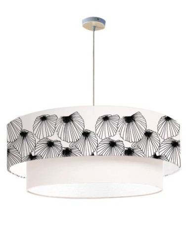 Suspension Double Coquillage Ø 65 x H 30