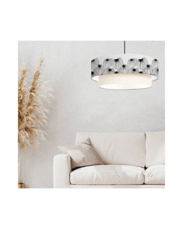 Suspension Double Coquillage Ø 65 x H 30