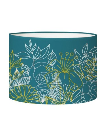 Abat-jour Lampadaire Bouquet Bleu canard Ø 45 x H 25