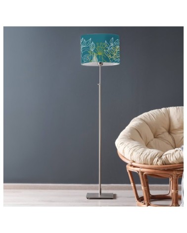 Abat-jour Lampadaire Bouquet Bleu canard Ø 45 x H 25