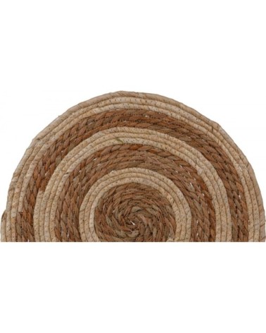 Set de table rond tressé fibres naturelles D38