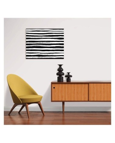 Poster en papier noir et blanc 50x40 cm