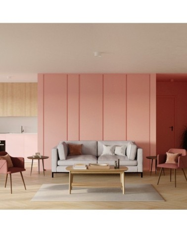 Table basse rectangulaire en bois clair