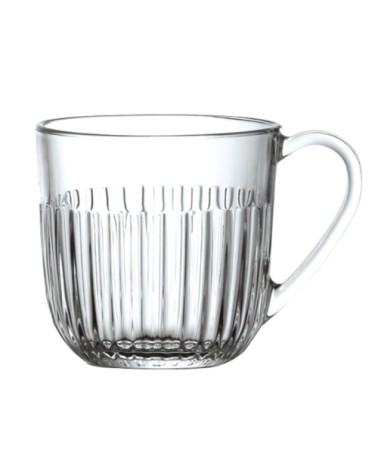 Tasse  en verre transparent - lot de 6