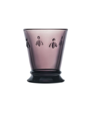 Verre à eau  en verre Aubergine - lot de 6